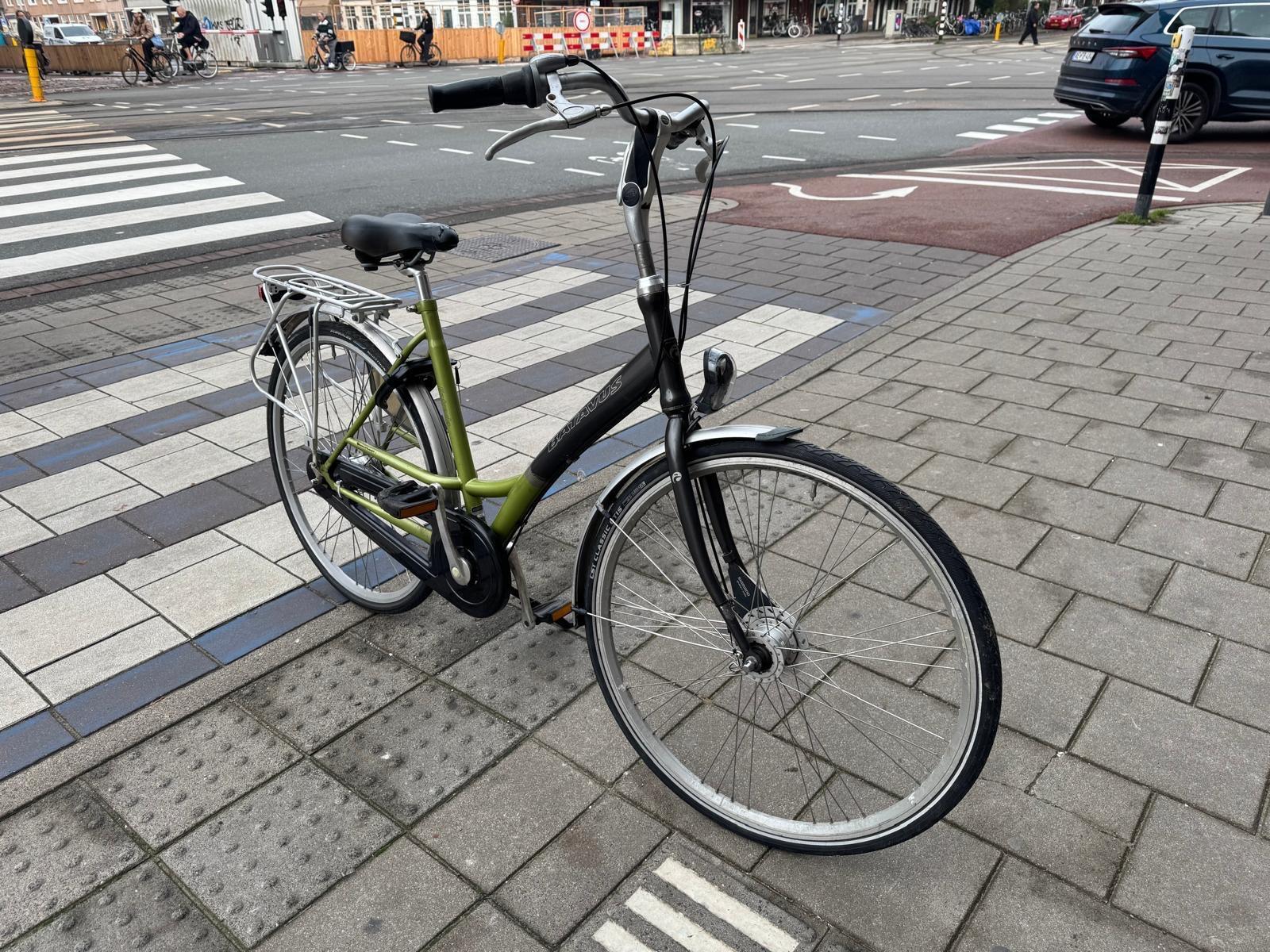 Batavus Entrada cityfiets groen, 53 cm, 7 versnellingen 4/5