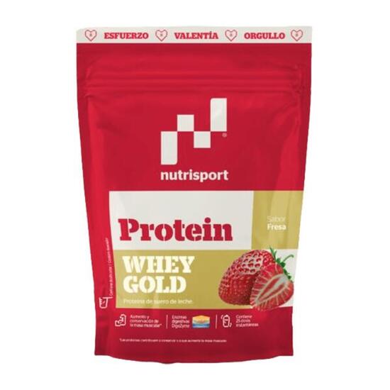 Whey Gold Protein - 500g Fraise de Nutrisport