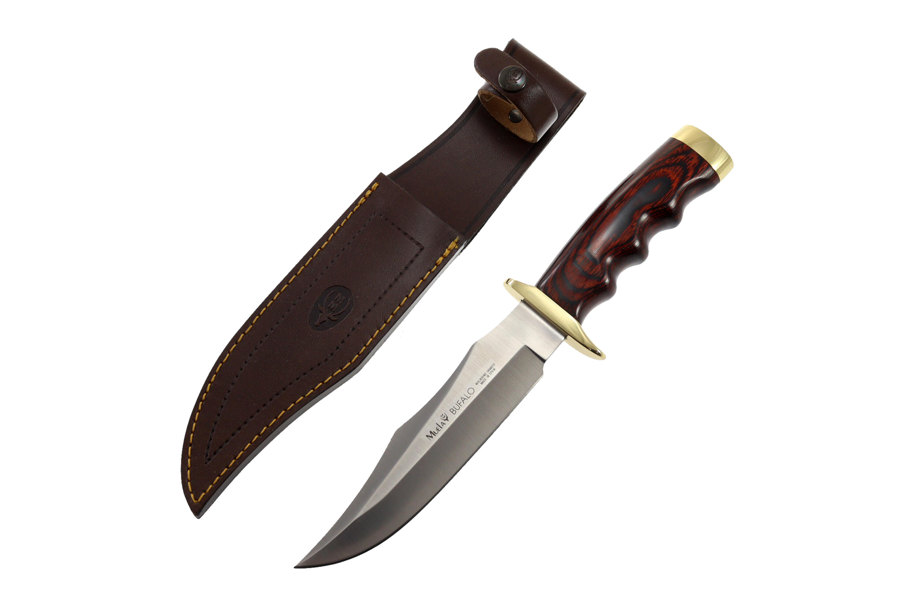 Nóż outdoorowy Bufalo-17R Red Pakka Wood 4/5