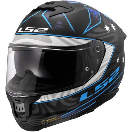 Kask integralny LS2 FF808 Stream II Galdam S niebieski