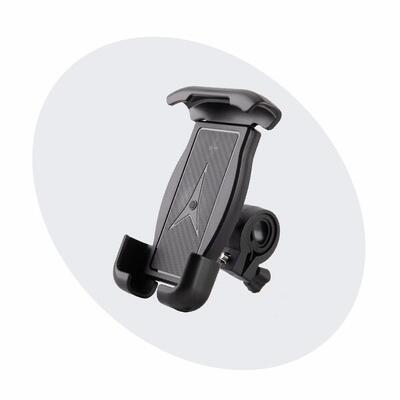 Voltano classic telefoonhouder fiets - zwart - universeel