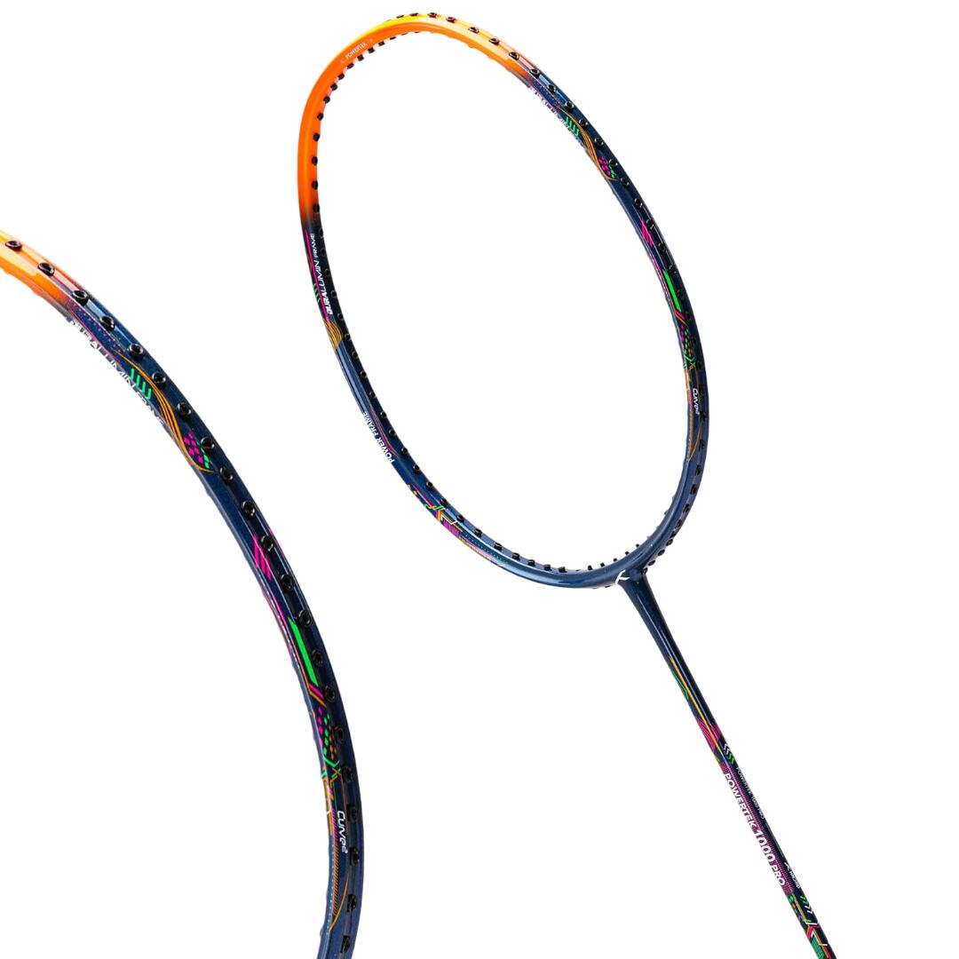 Badmintonschläger - Powertek 1000 PRO Schwarz/Orange 2/7