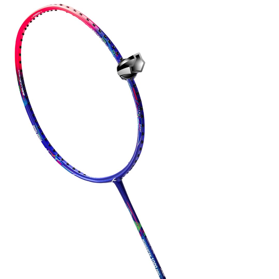 Badmintonschläger - Powertek 1000 PRO Marineblau/Rosa 6/7