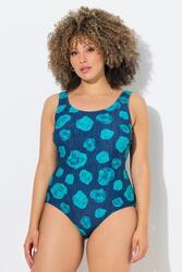 Femme Maillot de bain motif grands points sans bonnets souples décolleté rond