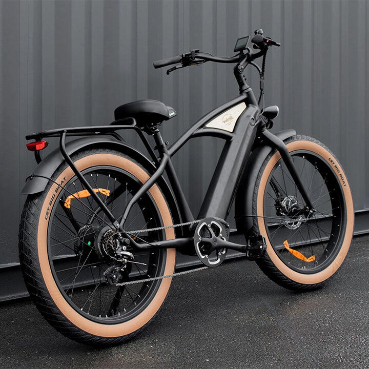 BEACH CRUISER – Elektrische fiets met gesloten frame, 250 W – Zwart 3/3