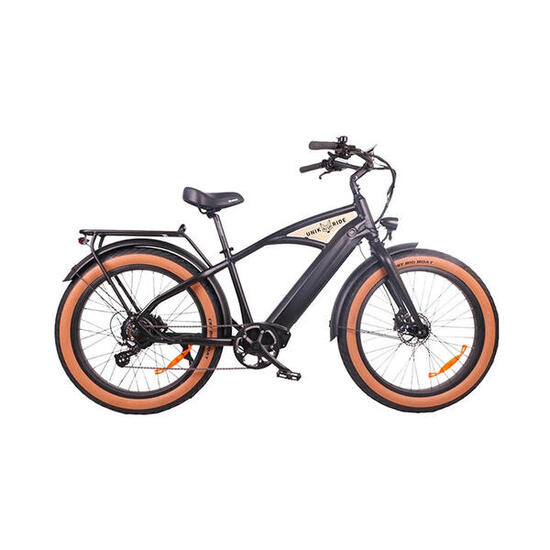 BEACH CRUISER VÉLO ÉLECTRIQUE CADRE FERMÉ 250W - NOIR