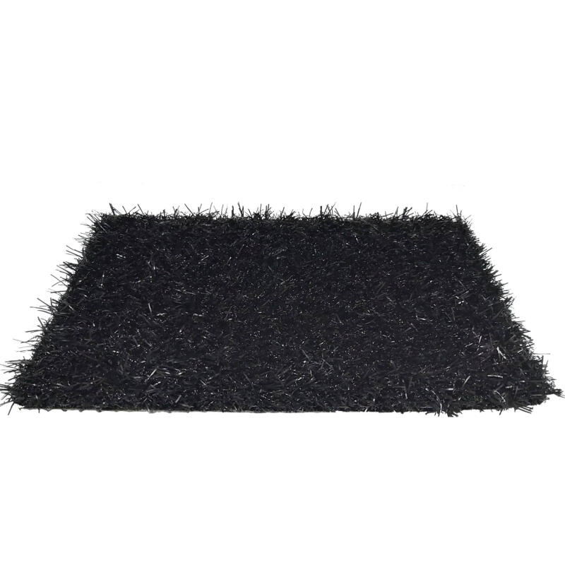 Césped artificial gimnasio Colorterra Plus 20 mm negro 2×10 m Bonerva 2/2