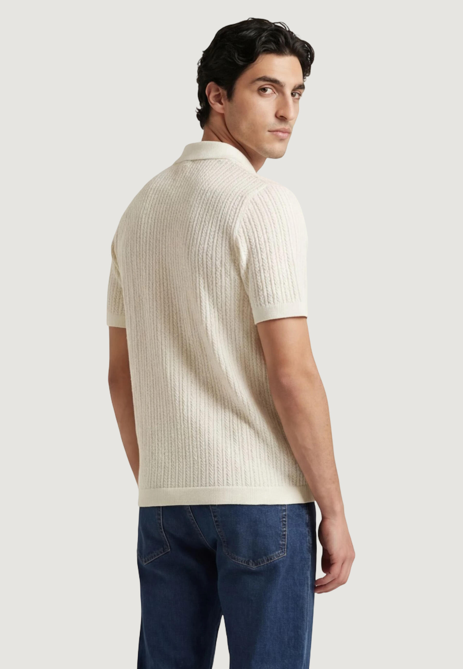 Polo met korte mouwen Onsmoon Reg 12 Ss Polo Knit Noos HEREN Wit 2/5