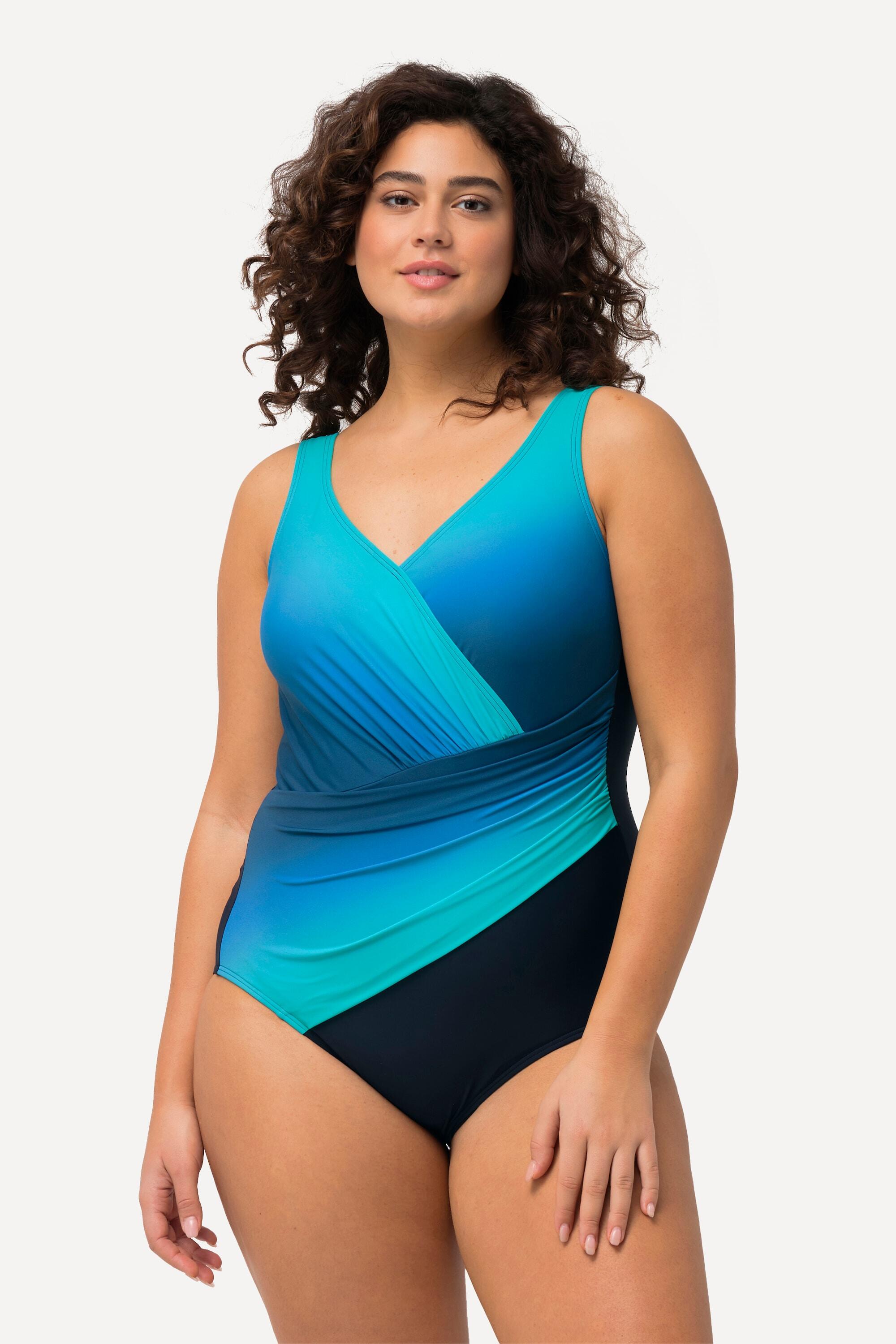Femme Maillot de bain à bonnets souples dégradé de couleurs matière recyclée 4/7