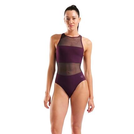 Bañador una pieza Mujer - Mesh Panels Vent Back