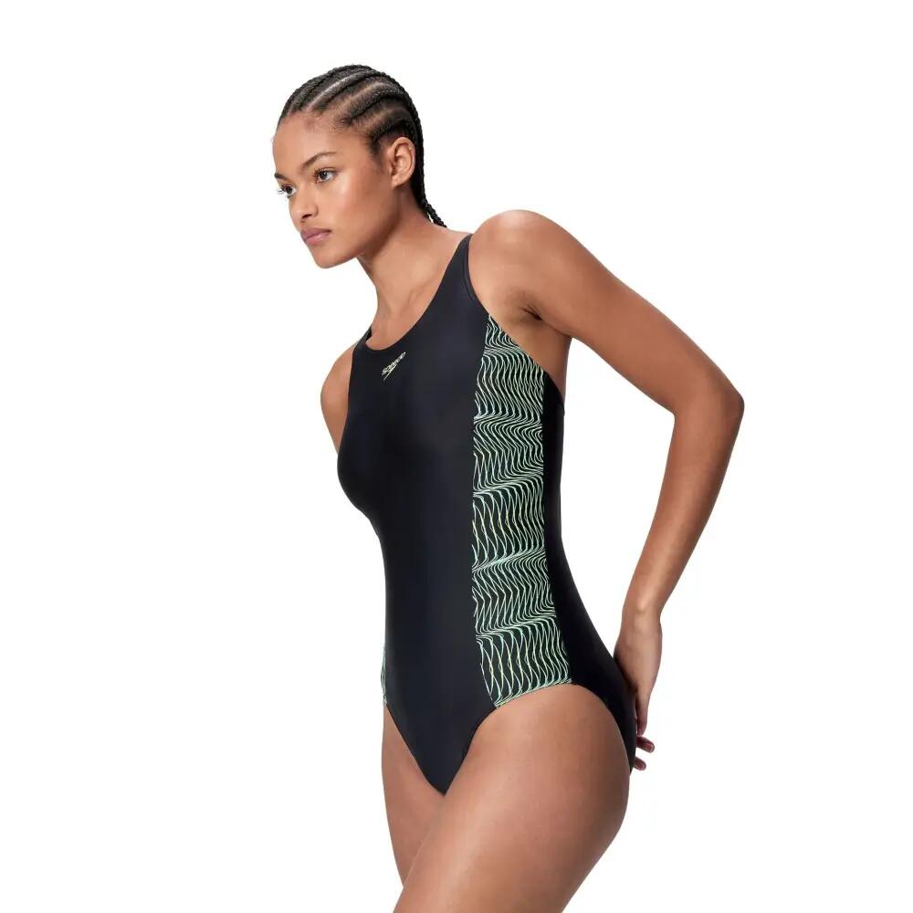 Fato de banho feminino Speedo Placement Medalist 3/5