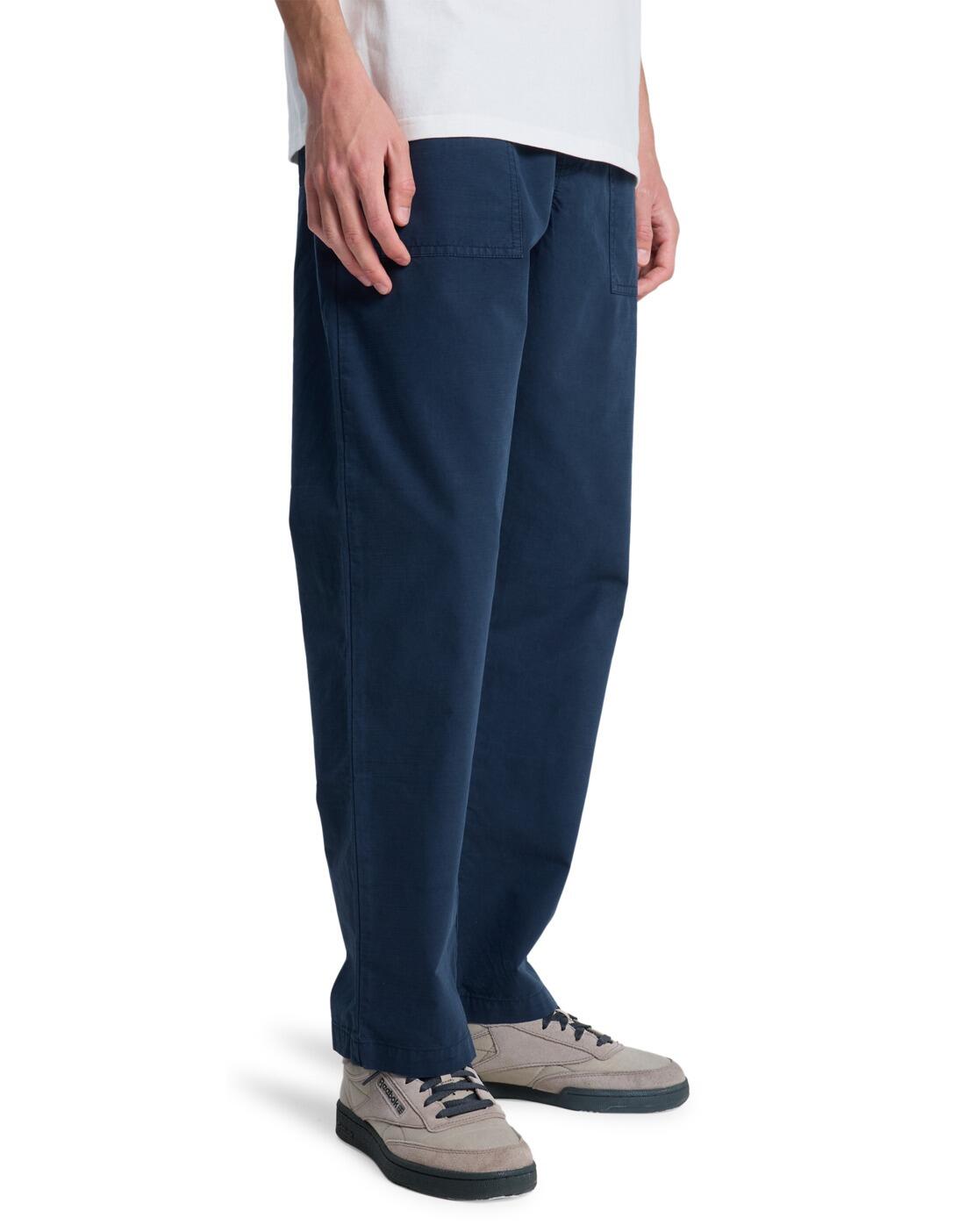 Short cargo élastique DOUBLE CROWN Bleu Homme 3/4