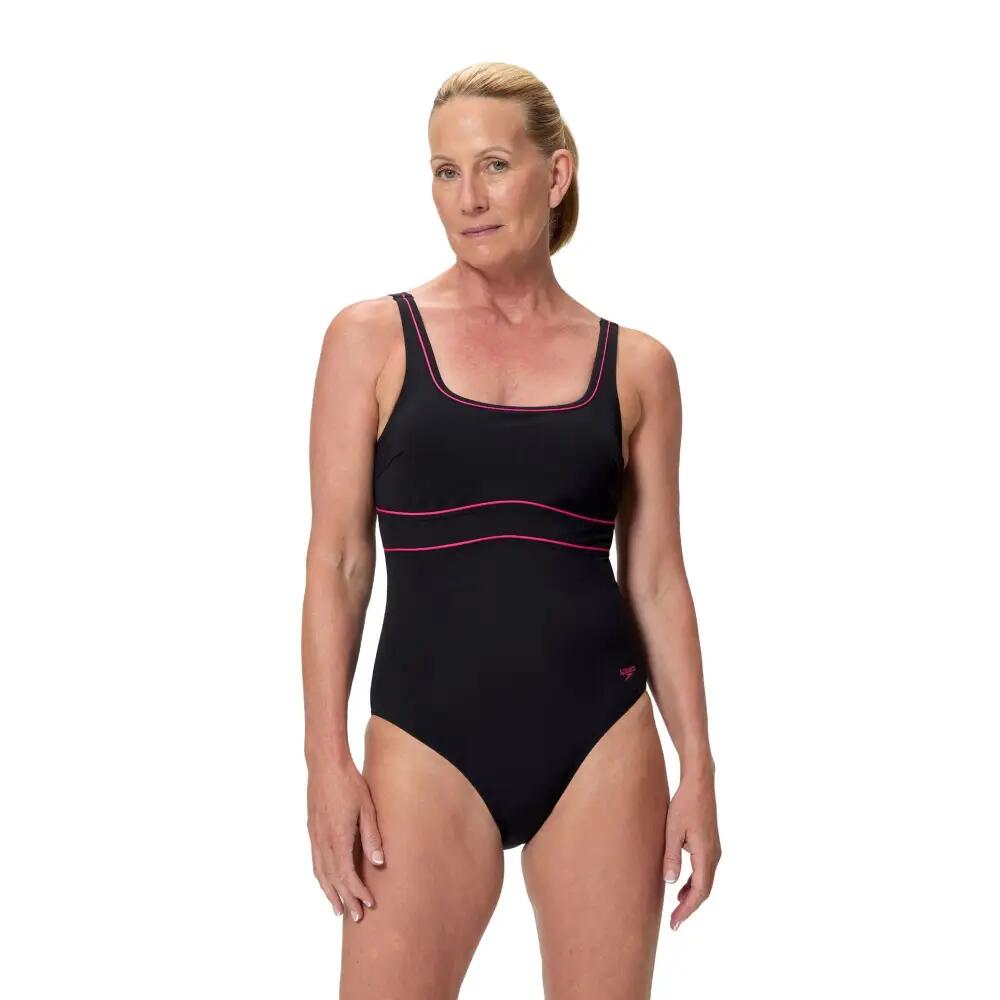 Damski kostium kąpielowy 1-częściowy Speedo Solid Contour Eclipse