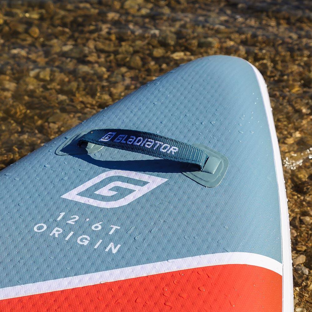 Nafukovací paddleboard SUP GLADIATOR Origin SC 12'6'' Touring RED 5/7