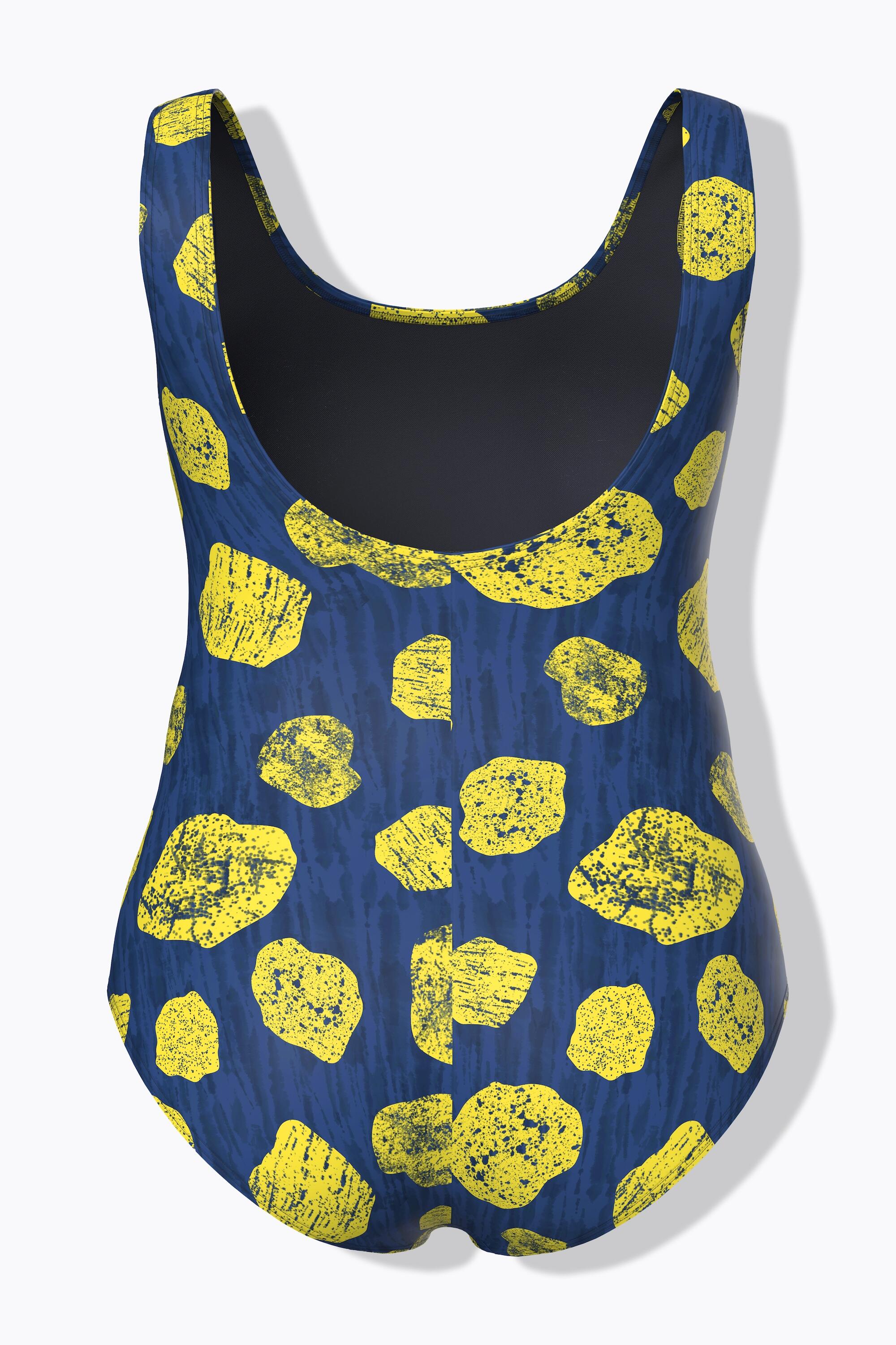 Femme Maillot de bain motif grands points sans bonnets souples décolleté rond 7/7