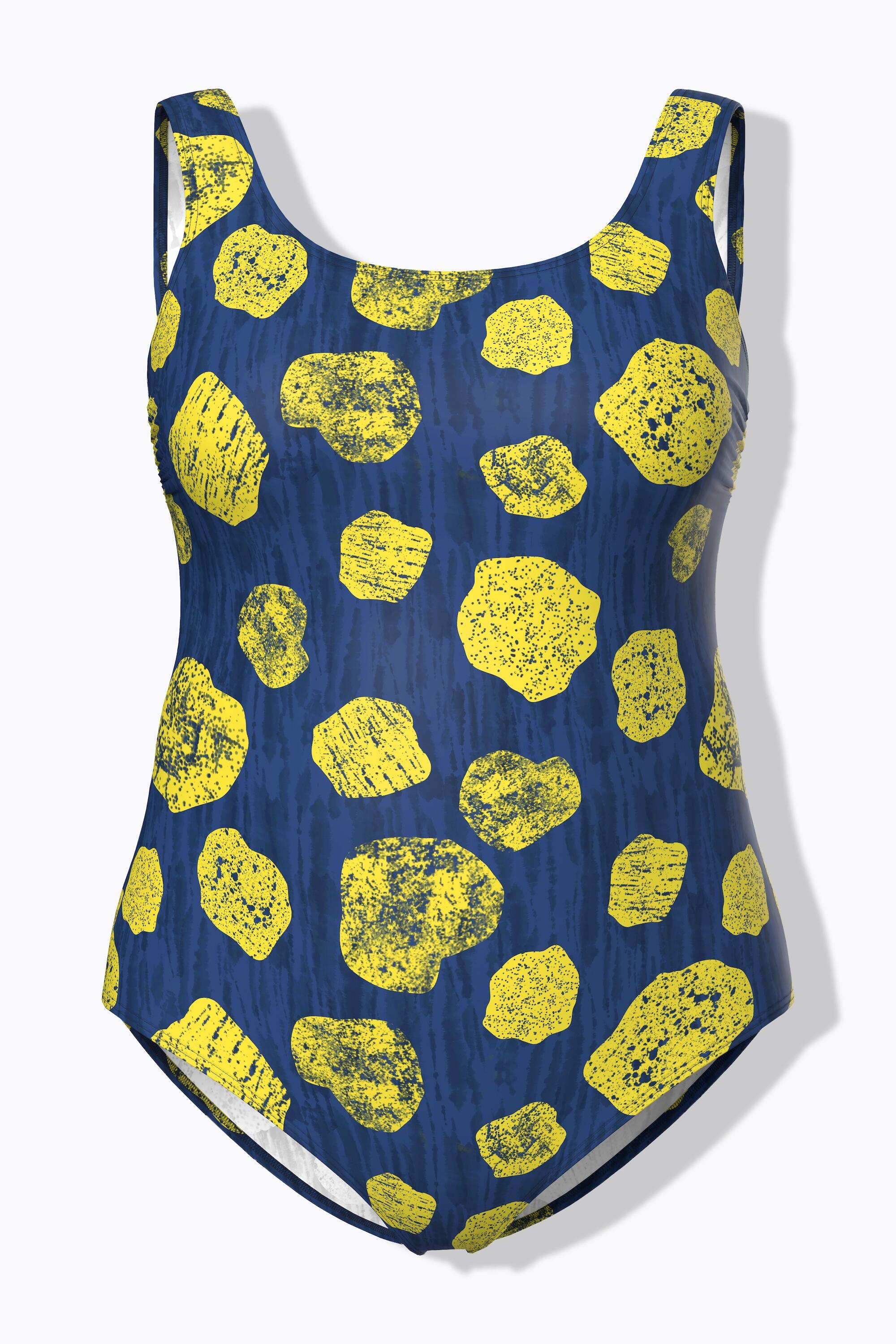 Femme Maillot de bain motif grands points sans bonnets souples décolleté rond 6/7