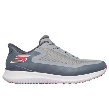 Chaussures de golf Skechers Go Golf Flight pour homme, sans lacets, grises