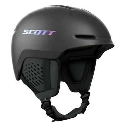 Scott track plus skihelm - graniet/grijs