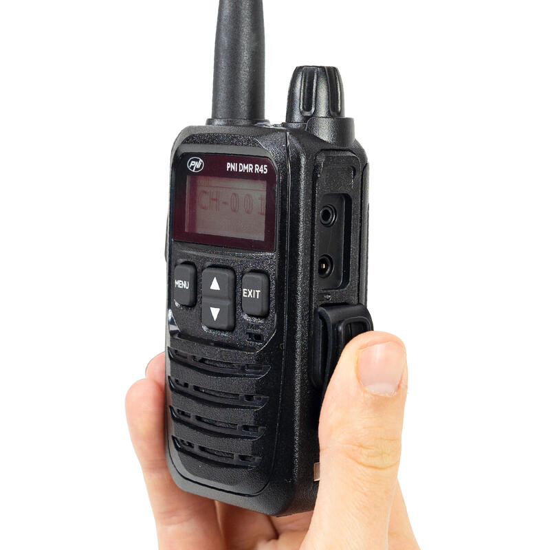 Statie radio portabila DMR R45 16 canale digitale si 99 canale analogice