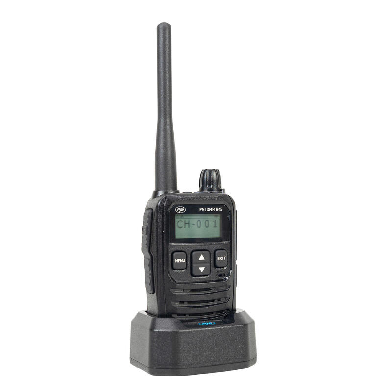 Statie radio portabila DMR R45 16 canale digitale si 99 canale analogice