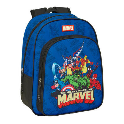 Mochila Escolar MARVEL Azul