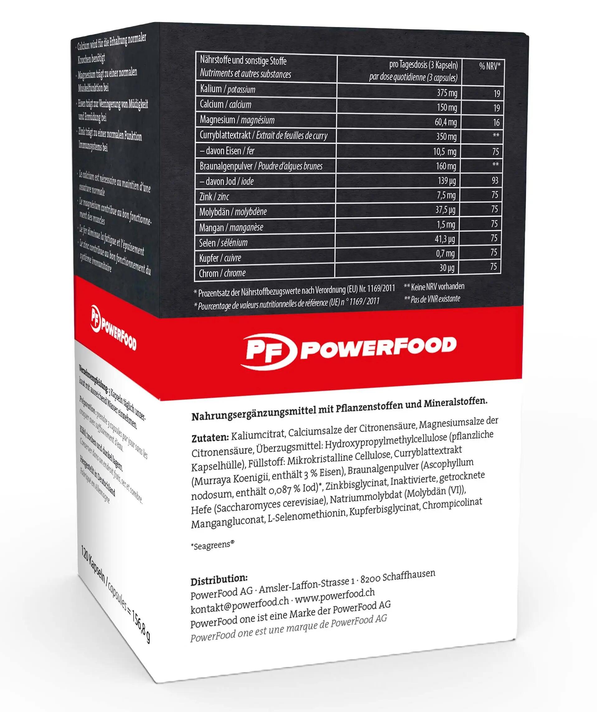 Powerfood One Sport Minerals 120 capsule 2/4
