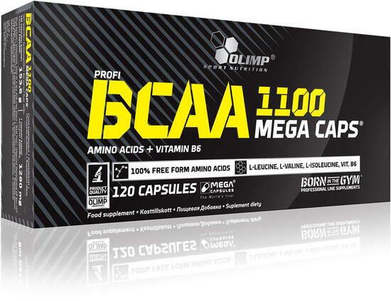 Olimp Profi BCAA Mega Caps (120 Kapseln, 132 g)