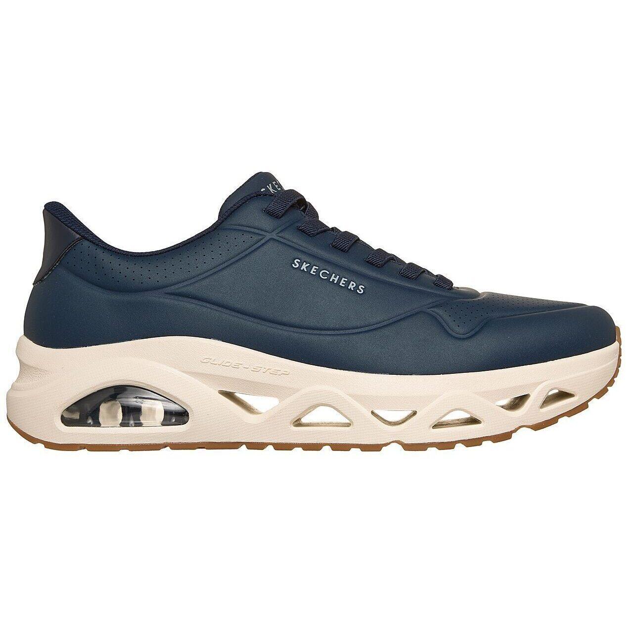Baskets Skechers Uno Glide-step - Glide On Air, Bleu, Hommes 3/5