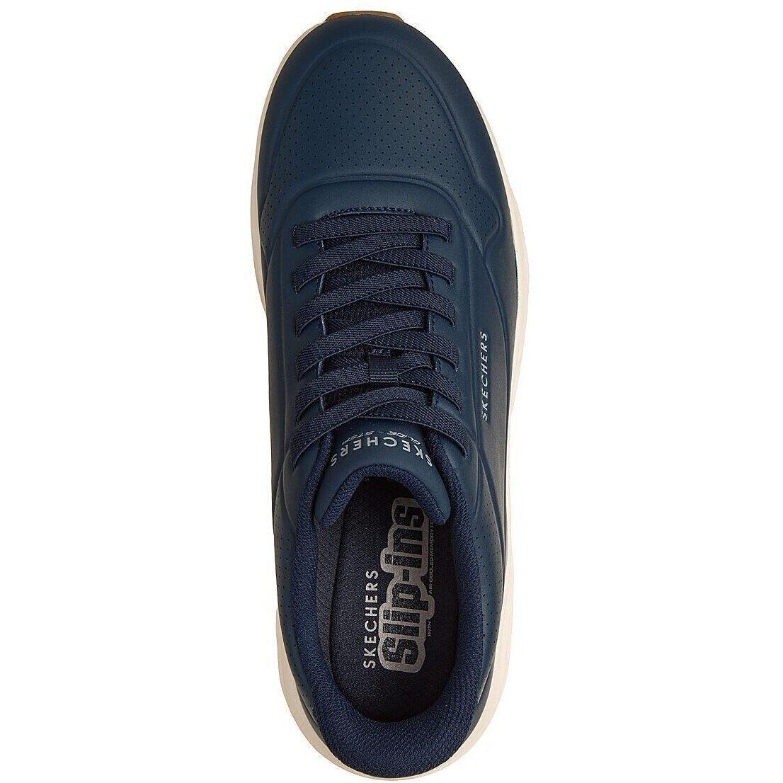 Baskets Skechers Uno Glide-step - Glide On Air, Bleu, Hommes 2/5