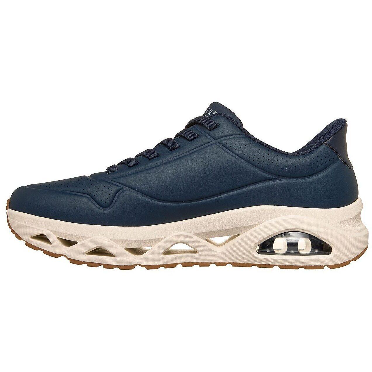 Baskets Skechers Uno Glide-step - Glide On Air, Bleu, Hommes 5/5