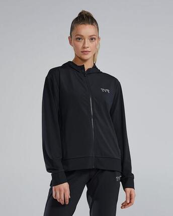 **Sweat à capuche zippé TYR Technique avec zip