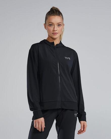 **Sweat à capuche zippé TYR Technique avec zip
