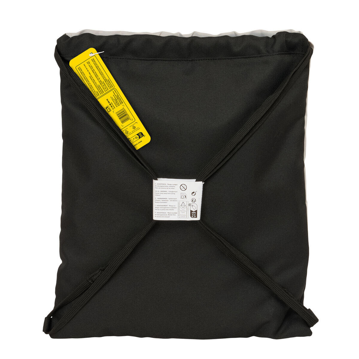 Bolsa Mochila con Cuerdas KAPPA Grey Negro 2/5