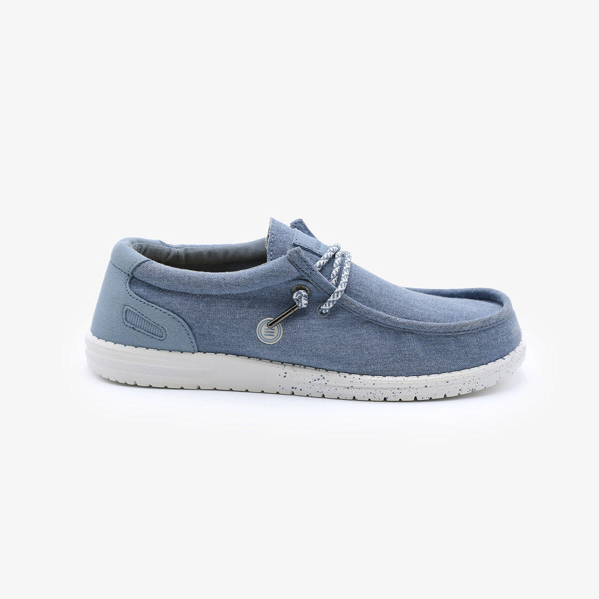 Zapatos náuticos Saint-Jean azul denim 3/6