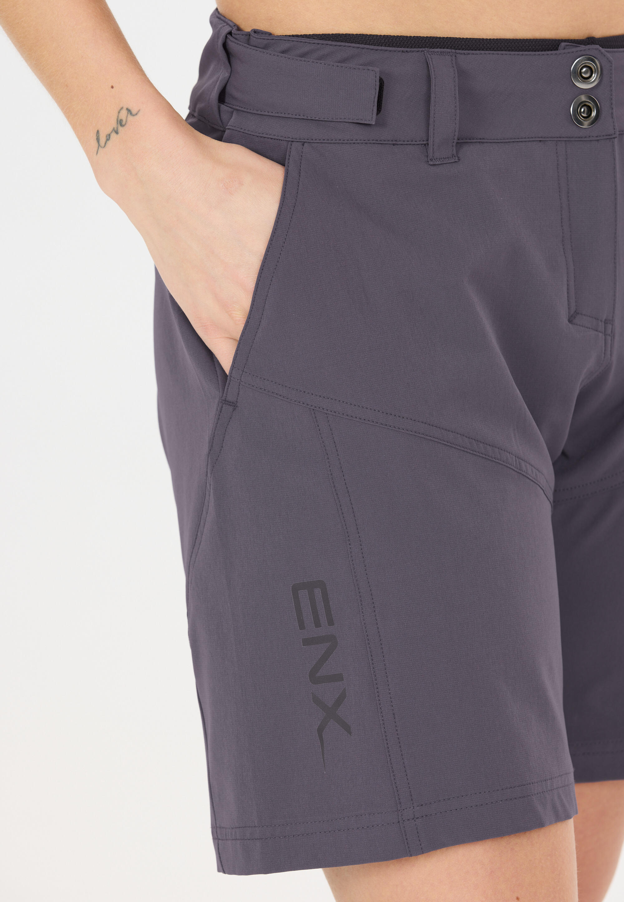 Pantalón corto 2 en 1 mujer Endurance Balhia 5/5