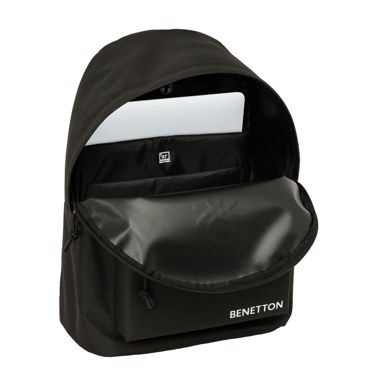 Zaino Scuola BENETTON benetton basics Poliestere 600D 4/4