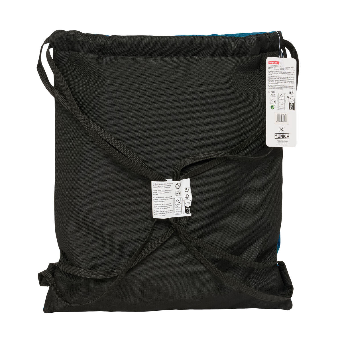 Sac à dos serré par des ficelles MUNICH Land Vert 4/5
