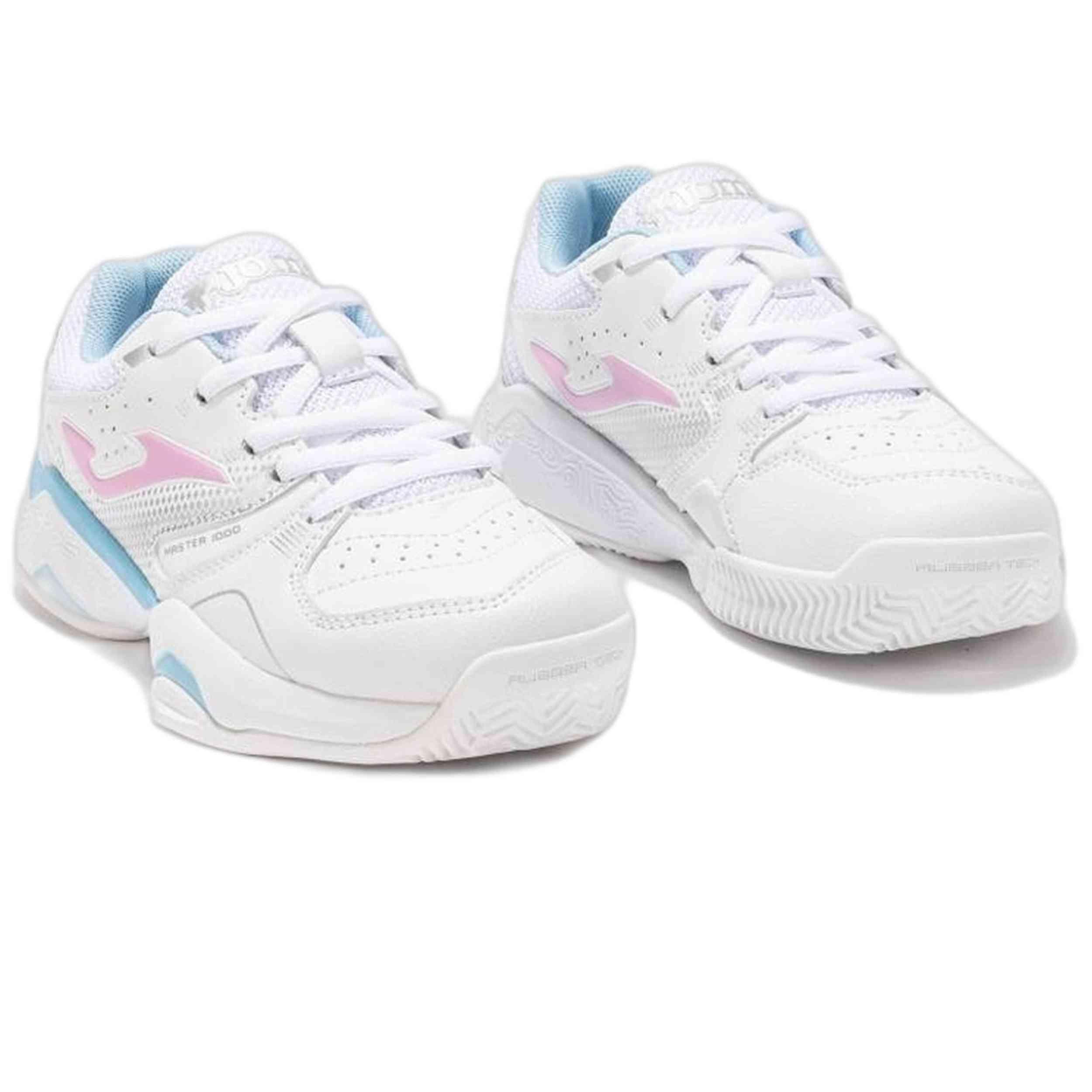 Sapatilhas de padel para menina JOMA MASTER 1000 JR 2532. branco rosa 2/5