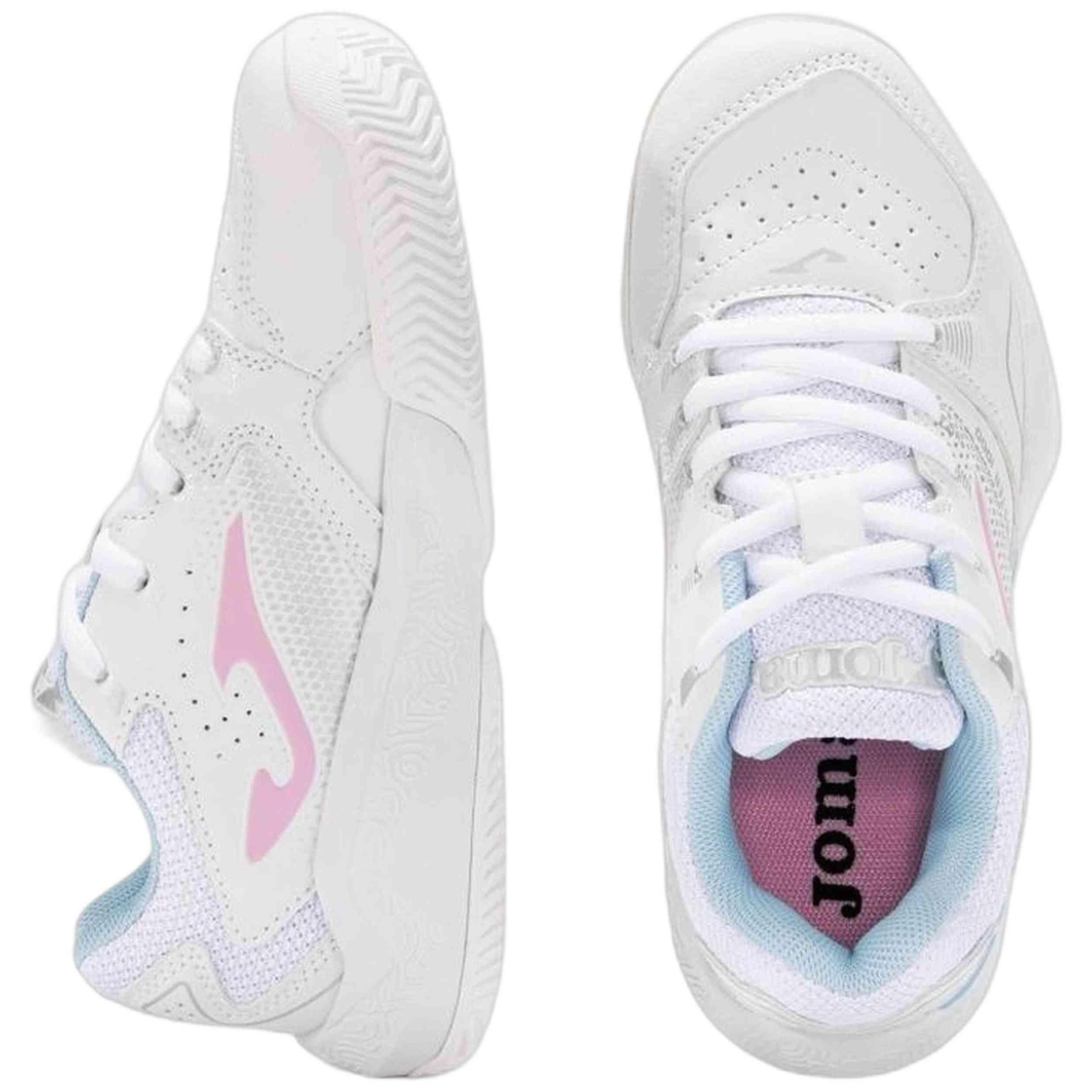 Sapatilhas de padel para menina JOMA MASTER 1000 JR 2532. branco rosa 5/5