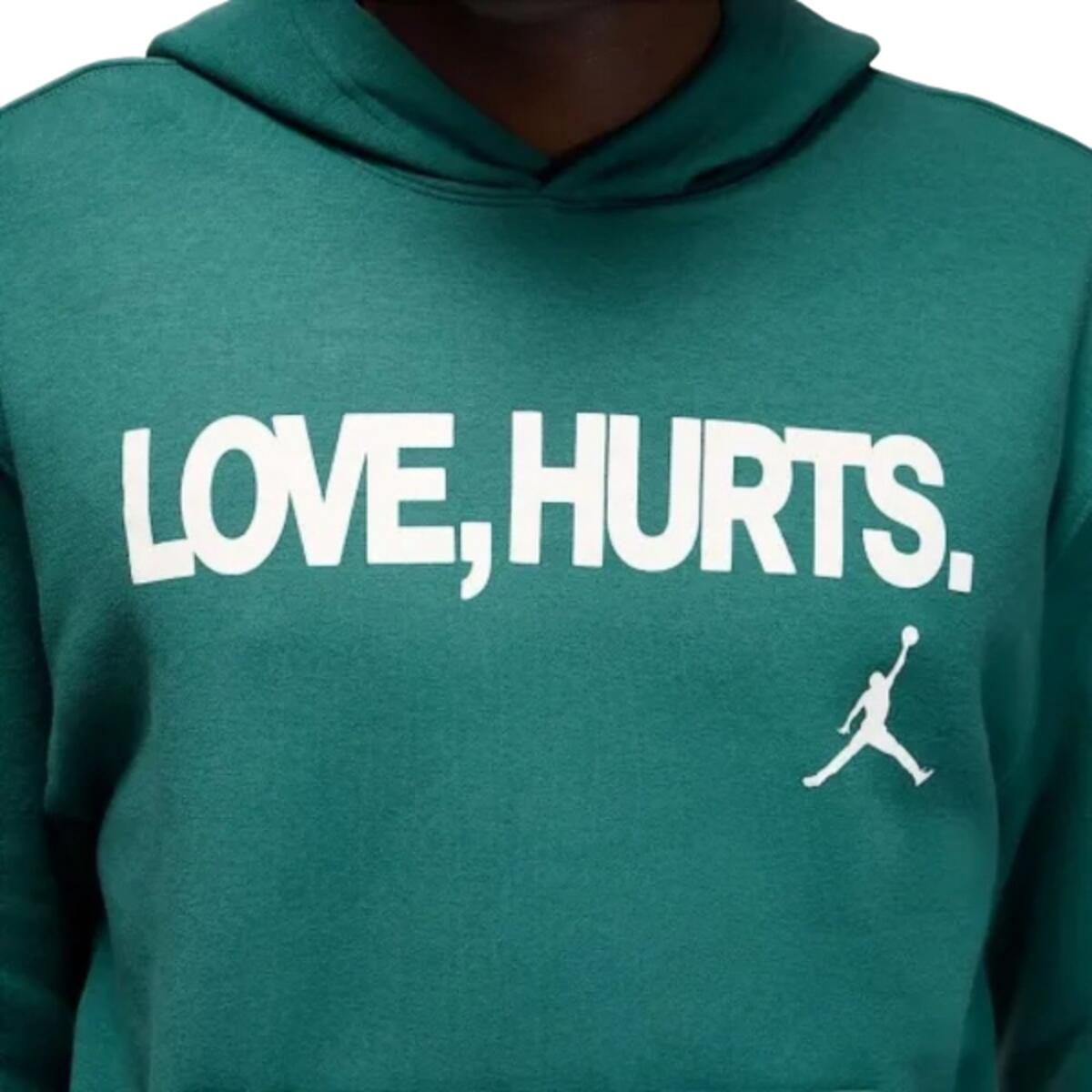 Jordan Jalen Hurts Love Hurts Pullover Fleece Hoodie Sport Teal 2/3