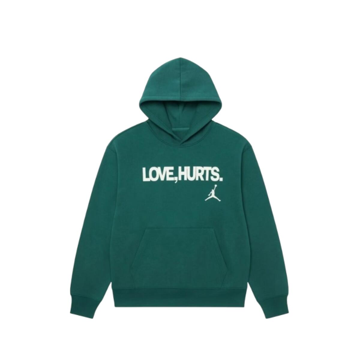 Jordan Jalen Hurts Love Hurts Pullover Fleece Hoodie Sport Teal
