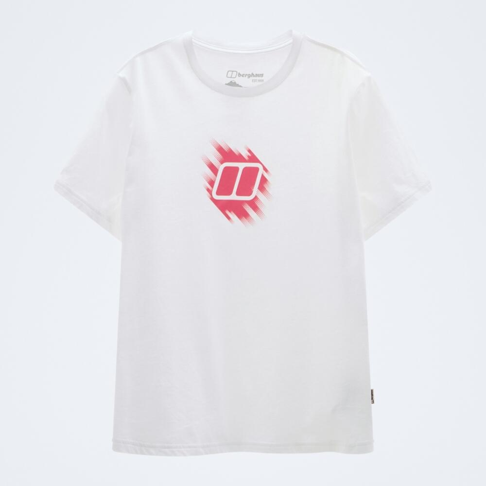 Koszulka z nadrukiem damska Berghaus Sketched Blocks Essential Tee Af 6/7