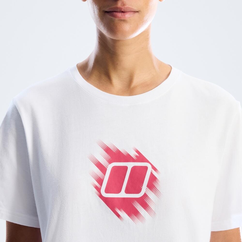Koszulka z nadrukiem damska Berghaus Sketched Blocks Essential Tee Af 5/7