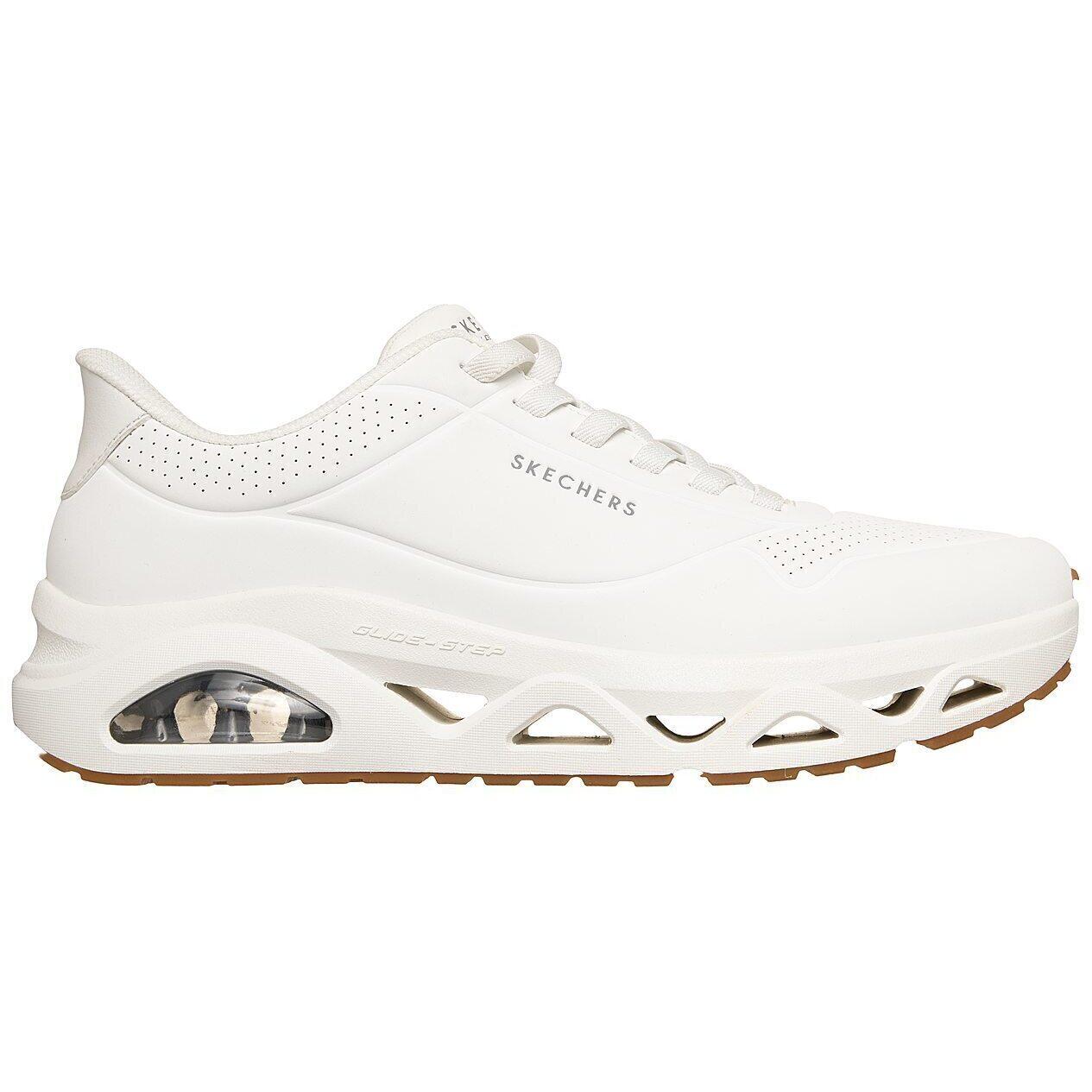Baskets Skechers Uno Glide-step - Glide On Air, Blanc, Hommes 3/5