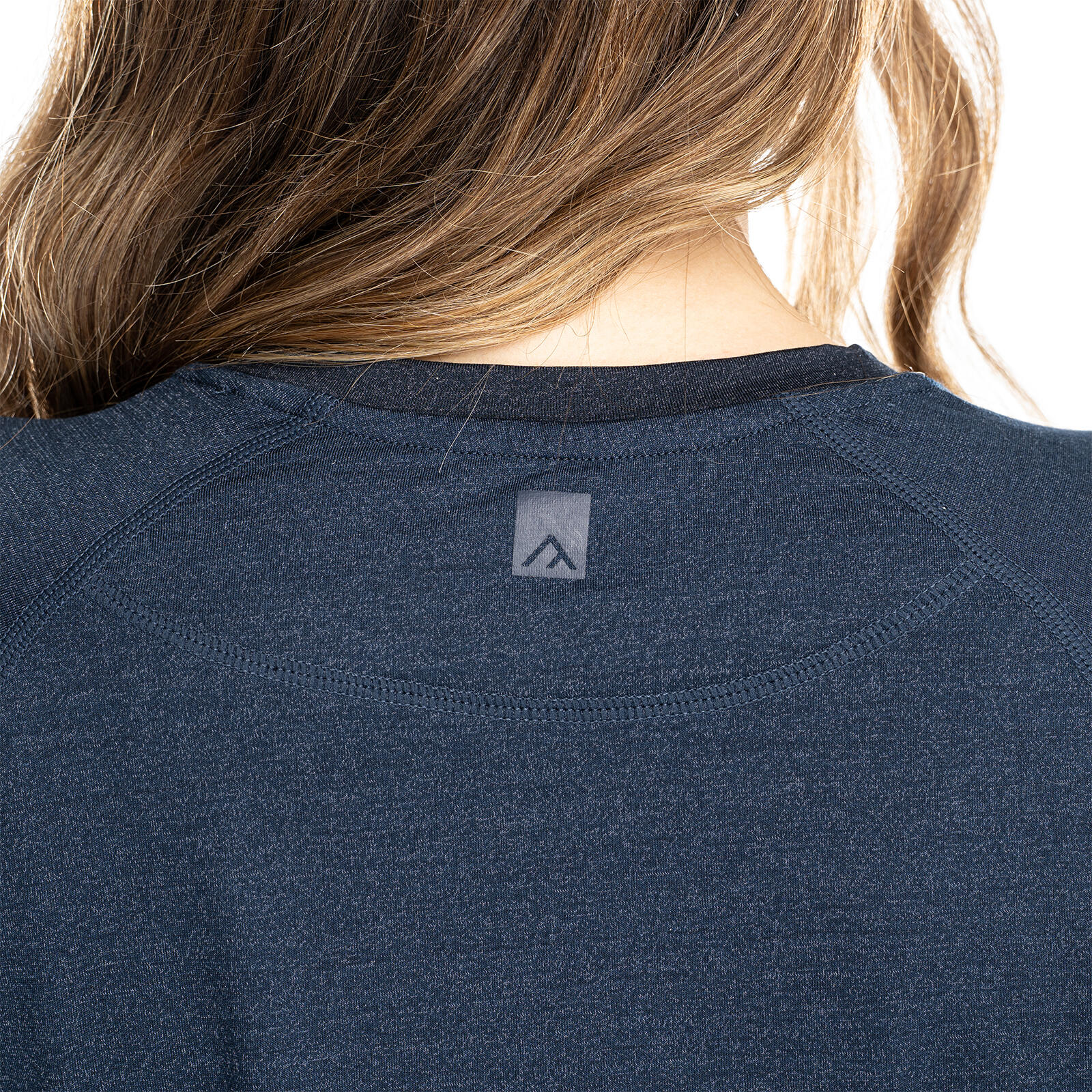 Nila Merino Baselayer Shirt Damen kurzarm Wandern - deepblue 6/7