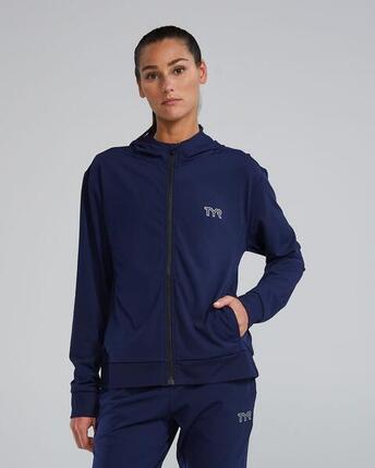 **Sweat à capuche zippé TYR Technique avec zip