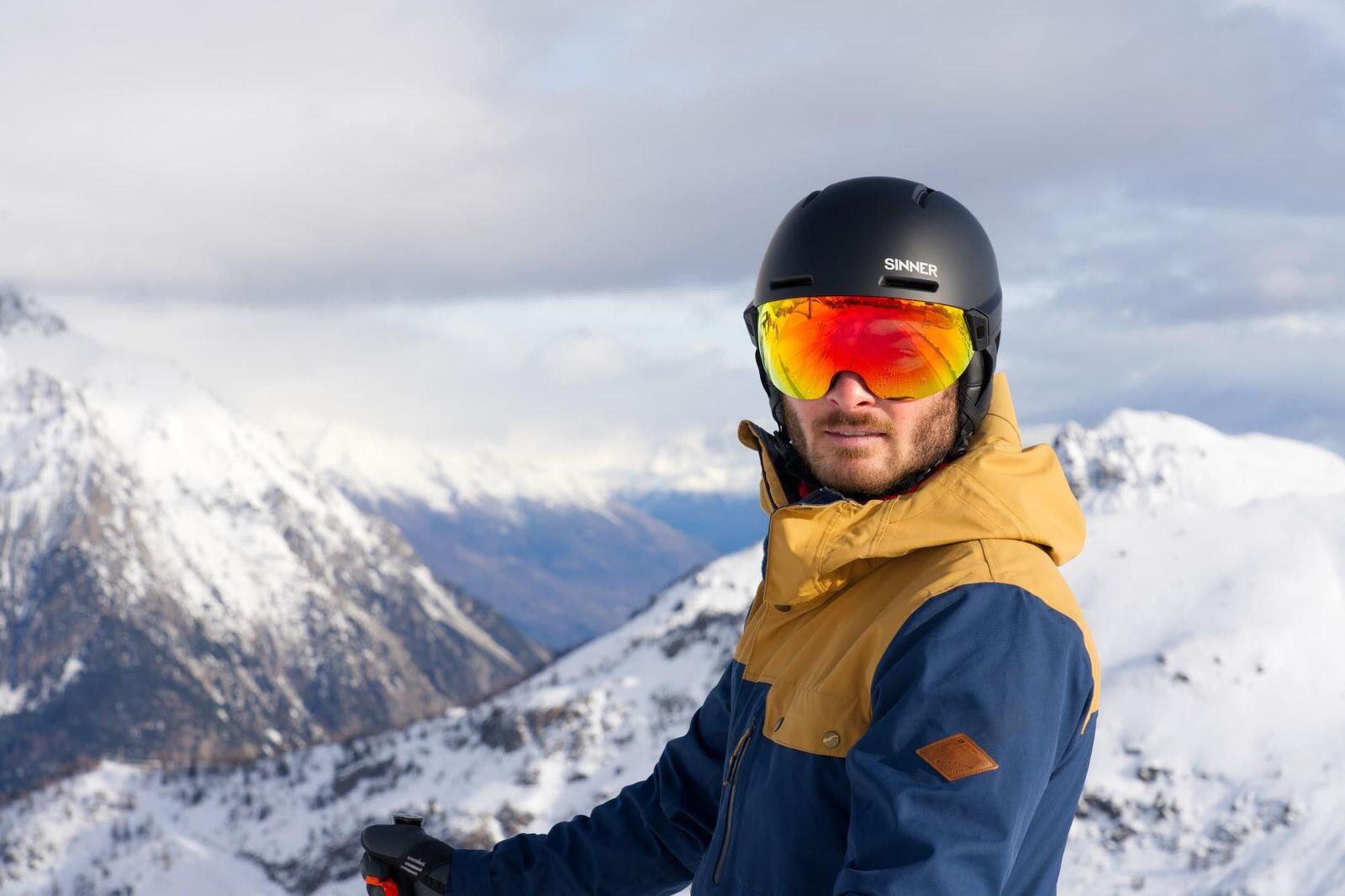 Casco de esquí Sinner MONTBLANC VISOR - Negro 4/5