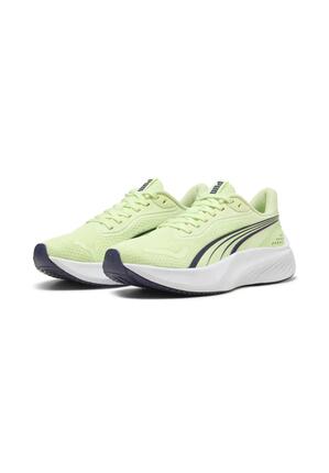 PUMA Pounce Lite Jr kids indoor trainers 401512 12 Apple spritz deep plum white