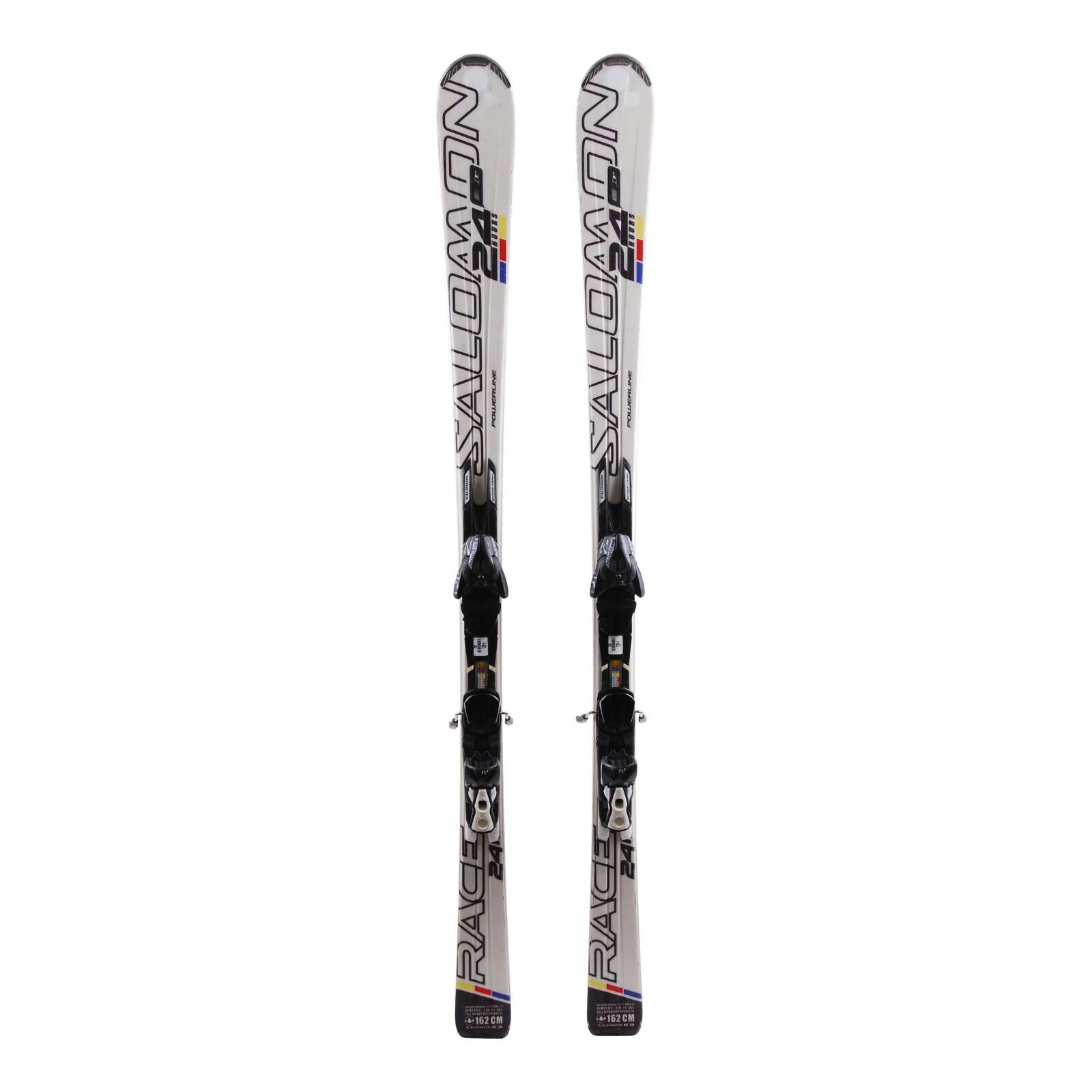 SALOMON RECONDITIONNE - Ski Salomon 24 Hours Race + Fixations