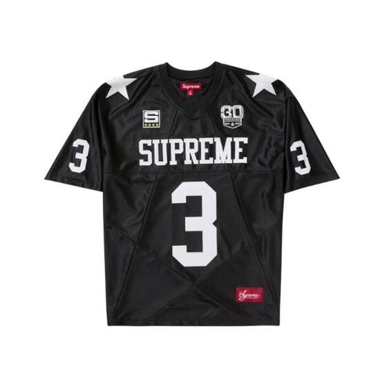 Star Football Jersey Black